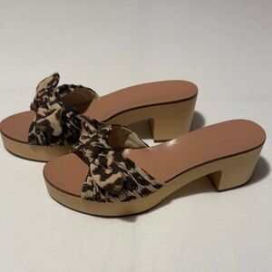 Loeffler Randall Regina Clog Heeled Sandals Size 7